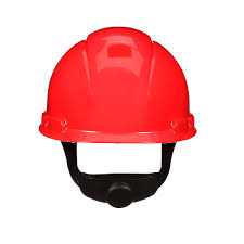3M SecureFit™ H-705SFR-UV – Red Hard Hat with UVicator™ Sensor and Pressure Diffusion Suspension for Smart Fit and All-Day Comfort