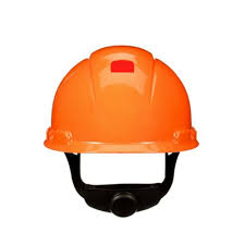 3M SecureFit™ H-706SFR-UV – High-Visibility Orange Hard Hat with UVicator™ and Pressure Diffusion Suspension for Smart Fit and Safety Compliance